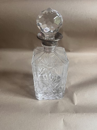 Vintage crystal decanter - vintage,