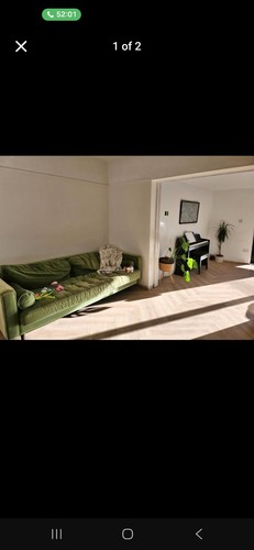 Made green velvent - velvent, sofa