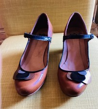 SOLEA Vintage Shoe Leather Size 38 Uk 5 ￼