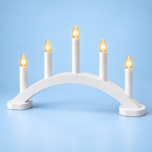 Light christmas candle arch - 5,