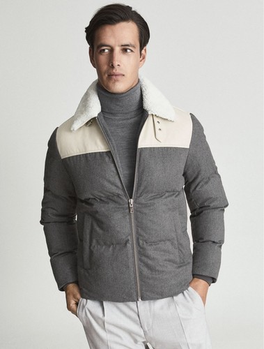 New reiss mens shearling - reiss,