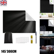 Portable Blackout Blind Blinds Easy to Stick Window Travel and Bedroom