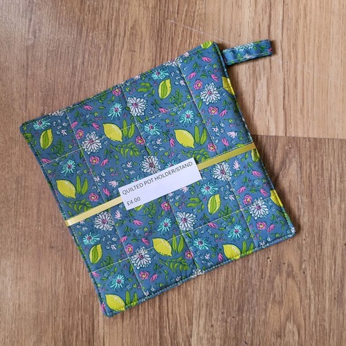 Handmade quilted pot holder - , or