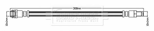 Brake hose rear - rear, for