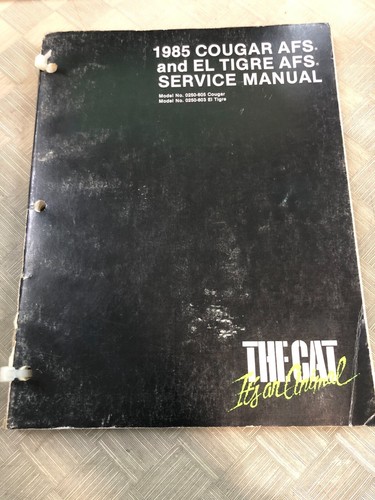 1985 arctic cat cougar afs - arctic, el