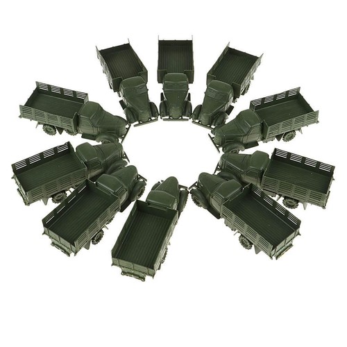 10pcs plastic green armored - green,