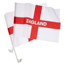12 x ENGLAND CAR WINDOW FLAGS