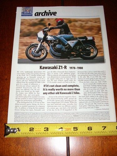 1978 1980 kawasaki z1 r - kawasaki, z1-r