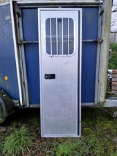 internal aluminium door with window for horsebox