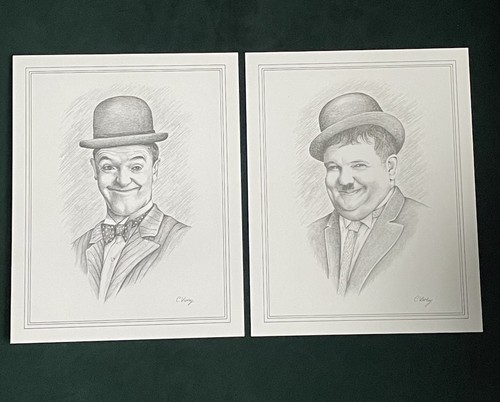 Vintage laurel hardy prints - vintage,