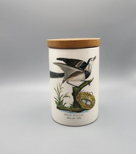 Portmerion white wagtail birds of Britain England Lidded Jar