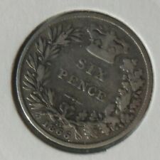 QUEEN VICTORIA SIX PENCE (1837