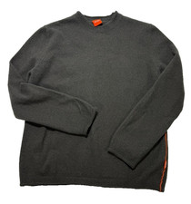 Hugo Boss Mens Grey Wool Knit