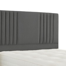 Milan Lined Headboard Upholstered Panel Divan Bed Headboard 20" & 26" Height