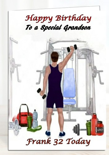 Personalised birthday card - personalised,