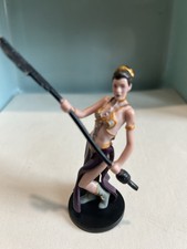 Disney Princess Leia Plactic Figure Star Wars 3 1/2” 90mm In Her Captive Outfit