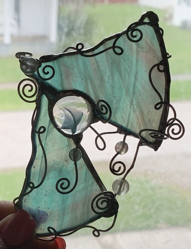 Stained glass beautiful angel - stained,
