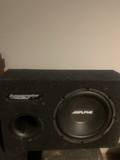 Alpine Subwoofer in BassEngine Ported Box – Powerful Car Audio Bass