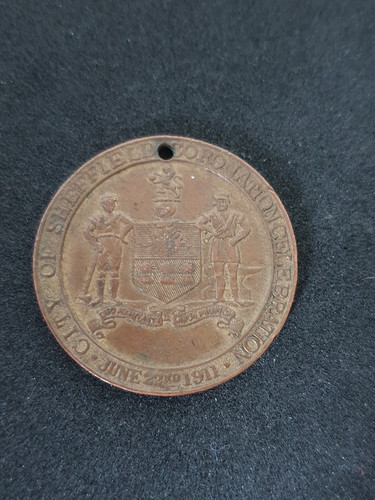 1911 city sheffield medal - 1911,