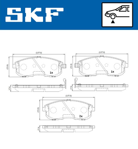 Brake pad set disc - brake, set,