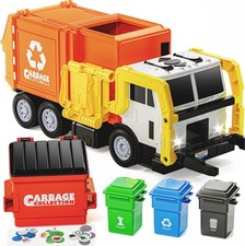 JOYIN Garbage Truck Toy, Bin