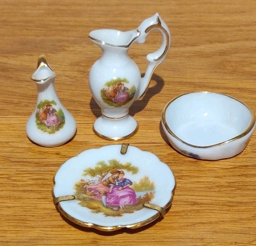 Limoges castel minatures jug - castel,