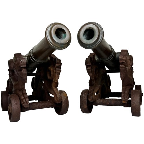 Pair antique chinese heavy - pair,