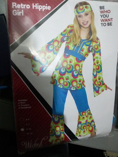 Flower power hippie girl - girl, abba