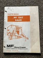 Massey Ferguson MF1565 Baler Parts Book - Loose Pages Binder Not Included