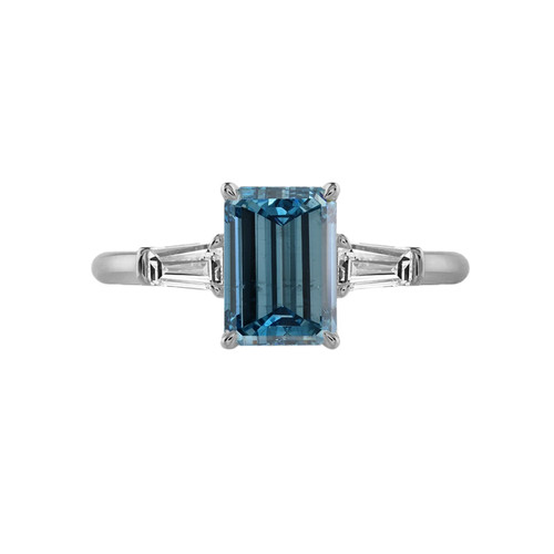 Blue diamond ring igi fancy - igi,