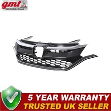 FRONT GRILL GRILLE Compatible with Honda CRV 2015-2017 Honeycomb Upper Lower