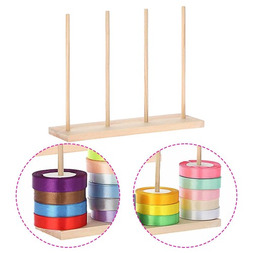 Wood ribbon organizer - wood,