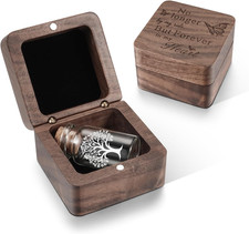 Wooden Box for Ashes - Small