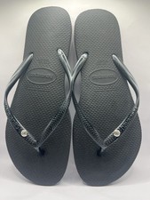 Black Flip Flop Slim Size 7