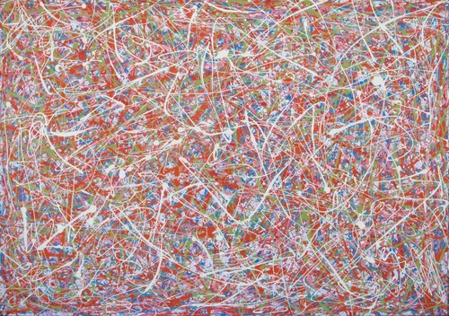 Very large modern canvas wall - large,