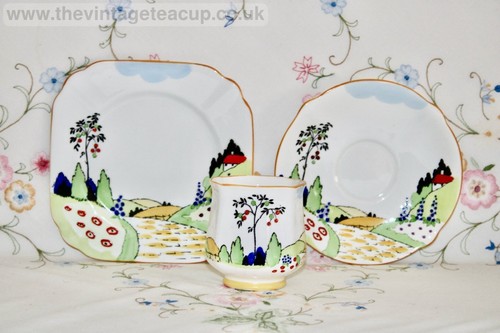 Rare staffordshire art deco - rare,