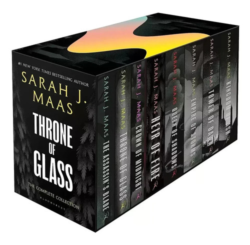 Throne glass books - glass, 8