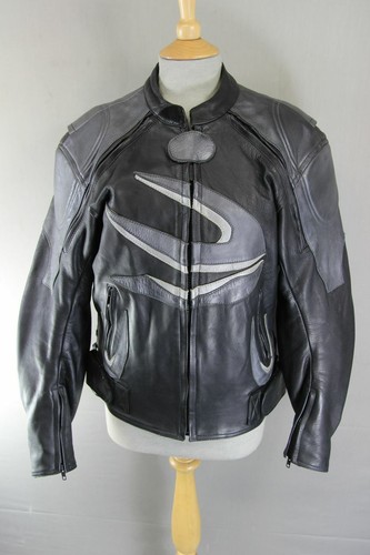 Black silver leather - &,