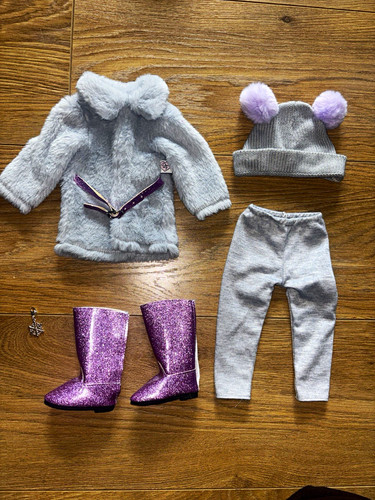 Designafriend doll grey - doll, fur