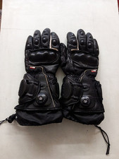 Knox SPS Black Motorcycle Gloves 7 XS Outdry Hole In finger BOA Lacing System