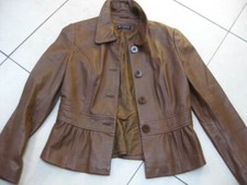 Womens M&S leather JACKET 10 8