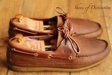 Dexter Brown Leather Boat Deck Shoes Boot Mens UK 8.5 WW US 9.5 EU 42.5