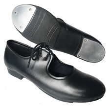 Black Tap Dance Shoes with Toe