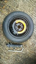 FIAT QUBO 2010-2017 SPACE SAVER 14" SPARE WHEEL & TYRE, JACK AND SPANNER KIT