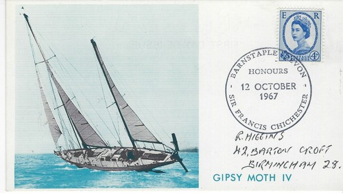 First day cover sir francis - first,