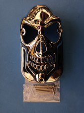 Chrome motorcycle skull - chrome,