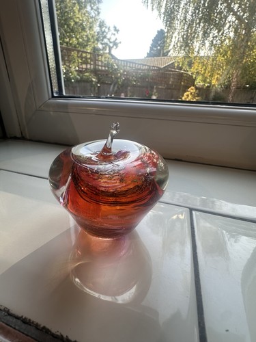 Vintage paper weight apple - vintage,