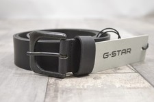 Men's G Star Raw Black Leather