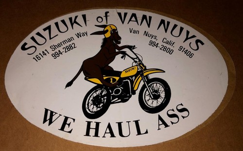 Suzuki van nuys haul ass - of,