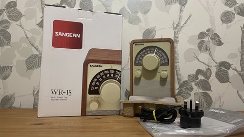 Boxed sangean tabletop radio - boxed,